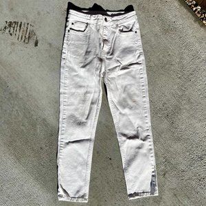BDG Urban Outfitters Women's Girlfriend High Rise Jeans in White Size 26 x 25